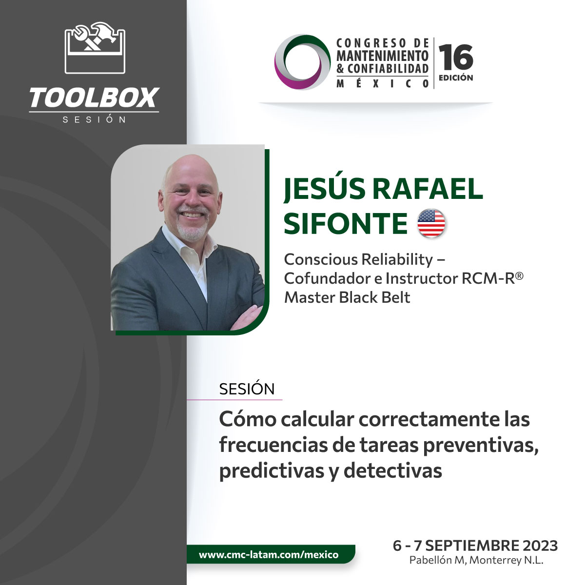 Jesus at Congreso de Mantenimiento & Confiabilidad